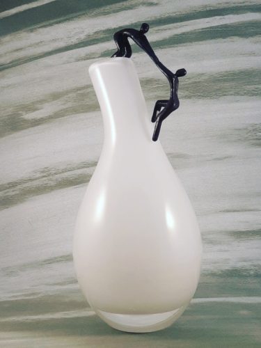 Samen (op glazen vaas)